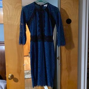 Socialite lacy dress. EUC! Size XS.
